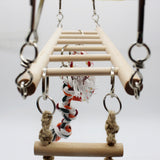 Parakeet Home Durable Cage Hanging Bite Cockatiel Parrot Colorful Standing Pet Bird Swing Toy