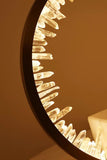 New living room decoration crystal table lights gold bedside lamp wideth 35cm
