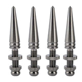 4 Pairs Pure Copper Shockproof Speaker Foot Spike Subwoofer Base Pad Stand Foot for HIFI Speaker Shock Absorption Speaker Spike