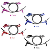 4Piston MTB Hydraulic Bike Disc Brake Aluminum Front and Rear Caliper Bicycle Brakes for Road Mountain Bike Bicycle Brake Cable