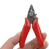 3.5 Inch Diagonal Mini Pliers Small Soft Cutting Electronic Pliers Wire Cutters Wire Insulated Rubber Handle Model Hand Tools