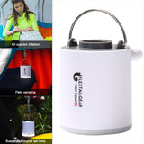 Camping Mini Air Pump USB Rechargeable Outdoor Tools 3 in 1 For Sleeping Pad Camping Mattress Mat Swimming Ring Boat With Light