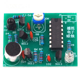 Diy electronic kit set imitate Electronic Candle Making Kit Ignite blow control simulation candle electronic training DIY parts
