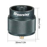Doorslay Camping Stove Adapter Propane Small Tank Adapter Gas Tank Converter Outdoor Cylinder Canister Adapter