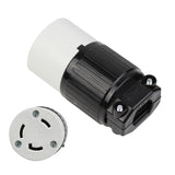Nema L6-30R UL 30 Amp 250 Volt Female Twist Lock 3 Wire Power Cord Plug DIY Homebrew Electric Brewery
