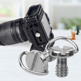 5pcs Screw 1/4 Camera Screws For Quick Release Plate 1/4 Inch Folding C-Ring Adapter Tripod Monopod Camera Screw