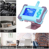 Carbon Dioxide Detector with Rechargeable Battery CO2 Meter Tester for Carbon Dioxide Air Quality Detector CO2 Meter Monitor