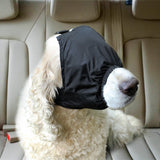 Dog Calming Cap Eye Mask Nylon Shading Pet Anxiety Mask Muzzle Dog Blindfold for Grooming Anti Car Sickness