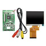 3.5 TFT LCD display module kit LQ035NC111 320*240 2 way AV in driver board for car reversing system, industry, instrument