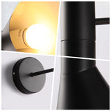 Nordic Bedroom Bedside Lamp Wall Lamp Simple Modern Aisle Corridor Hotel Golden Background Wall Lamp Creative LED Lamp