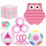 Fidget Toys Anti Stress Set Stretchy Strings Push Gift Pack Adults Children Sensory Antistress Relief Figet Toys