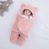 Soft Newborn Baby Wrap Blankets Baby Sleeping Bag Envelope For Newborn Sleepsack 100% Cotton Thicken Cocoon For Baby 0-9 Months