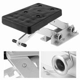 Aluminum Outboard Engine Motor Bracket Mount Adjustable for 2-Stroke 7.5-20HP Kicker Auxiliary Motors Boat Marine Accessories