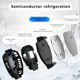 USB Game Cooler System For Smart Phone Radiator Portable Semiconductor Cooling Fan For Phone Gamepad Holder Stand Radiators