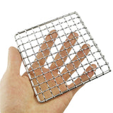 Bushcraft Grill Stainless Steel Outdoor Camping Grill Kitchen Cooking BBQ Rack Campfire Hiking Travel Portable Camping Tool