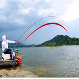 3.6m-7.2m Fishing Canne 5H 6H Hardness Carp Fishing Pole High Carbon Fiber Black Pit Fishing Rod Long Section Hand Olta De Pesca