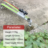 Powerful Slingshot Folding Telescopic Rod High-precision Tactical Laser Scope Bow Catapult Outdoor Long-distance Hunting