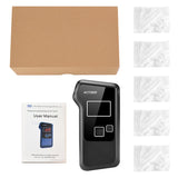 Good sale alcohol test machine factory price personal portable digital display breath fuel cell alcohol tester breathalyzer