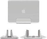 Aluminum Vertical Laptop Stand Thickness Adjustable Desktop Notebooks Holder