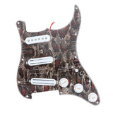 3ply Prewired Loaded Pickguard Dual Rail Humbucker Pickups for  Guitar