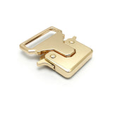 20pcs Machine Bag Lock Metal Turn Lock Bag Briefcase Spring Press Lock Snap Light Gold Zinc Alloy Craft DIY Hardware Accessory
