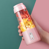 300ML Juicer Cup Portable 4 Blade Juicer Blender USB Rechargeable Meat Fruit Ice Vegetable Mixer Intelligent Food Juice Machine