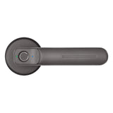 Fingerprint Door Lock Handle USB Rechargeable Anti Theft Smart Biometric Keyless Security Entry Electronic Lock with 2 Keys