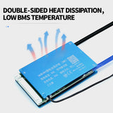 BMS 17S Lifepo4 Lithium Battery Management PCB Protection Board With Balanced Leads For 18650 Lifepo4