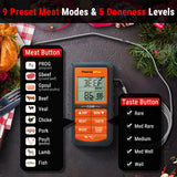 ThermoPro TP06B Meat Probe Kitchen Cooking Food Meat Thermometer with Timer Digital Oven BBQ Thermometer For Meat Backlit Alarm