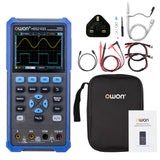 3 in1 OWON HDS2102S Digital Oscilloscope Multimeter Waveform Generator 100MHz 500MSa/s Dual Channels 20000 Counts Oscilloscope