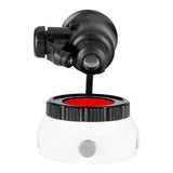 Magnifier with LED Light Metal Cutting Mirror Magnifying Glass for Jewelry Diamond Identification Detachable Lens 10X 20X 25X