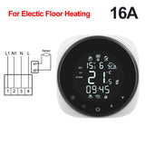 Tuya Wifi Smart Thermostat Digital Temperature Controller APP Control LCD Touch Screen Week Programmable Energy Saving