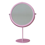 Light Luxury Retro European Metal Gold Home Desktop Geometry Mirror Makeup Mirror Dormitory Makeup Mirror