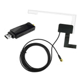 DAB Radio Receiver Car Antenna Digital DAB+Adapter USB Amplified Loop Antenna Fit for Android DVD