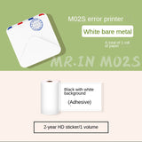Smart Mini Print Portable Bluetooth Phone Printing Multifunctional HD Photo Inkless Printer M02S 300DPI Thermal Printers