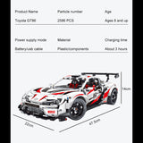 2586pcs City Technical 1:10 Drift Racing Car Building Blocks Moc Speed Supercar Vehicle Bricks Toy for Children Gifts
