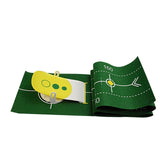 Indoor Outdoor Training Golf Hitting Carpet Mini Putting Ball Pad Washable Anti-Slip Practice Golf Practice Mat