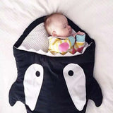 7 Colors Cute Baby Sleeping Bag Shark Sleeping Bag Cartoon Anti-kick Is Autumn And Winter Baby Out Of Hugs Warm Infant Swaddle