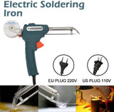 60W Tin Electric Soldering Iron Kit Automatic Send Tin Gun Electric Solder Station Tip Sucker Wire Welding Repair Tools