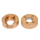 4PCS Brass Counterweight Balance Weight for YK4101PRO YK4102 YK4103 YK4082 YiKong RC Crawler Car Upgrade Parts