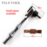 12 In 1 Mini Ratchet Socket Wrench Screwdriver Set Portable 1/4 Inch Ratchet Spanner Quick Release Socket Repair Tool Hand Tool