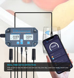 6 in 1 Digital Wifi Water Quality Tester PH/EC/TDS/SALT/G.S/Temp Meter Water Analyzer APP Smart Control Online Remote Monitoring