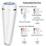 LED Photon Therapy Sonic Vibration Wrinkle Remover Hot Cool Treatment Anti Aging Skin Care Beauty Device Massage Rejuvenation