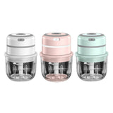 Wireless Electric Mini Meat Grinder Supplement Cooking Machine Equipment Artifact Kitchen Gadget Garlic Masher