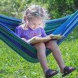 Hammock Outdoor Cotton Multi-person 260 X 150 Cm,doulbe Children's Swing Bed Garden,beach,terrace,veranda,or Backyard Lounging