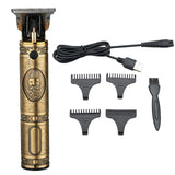 Professional Hair Clippers Trimmer 0mm Rechargeable Hair Shaving Machine Hair Cutting Beard Cordless Barber For Men Hair Trimmer