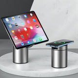 15W Wireless Charger With Phone Holder, Pen Holder Two-In-One Wireless Charger, Support For Smartphones And Tablets