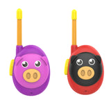 NEW Two Way Radio Walkie Talkies for Kids parents 1km Range safe Lovely Pig Interphone Parent-child Interactive Toys for Chidren