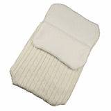 Baby Sleeping Bag Infant Winter Warm Thickening Plus Velvet Knit Warm Sleeping Bag Wool Stroller Sleeping Bag