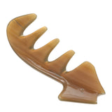 Ox Horn Hair Comb Wide Toothed Comb Hair Care Tool Scraping Tool